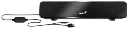 Акустична система Genius SOUNDBAR 100, 1.0, USB-А, mini-jack, чорний