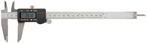 Штангенциркуль TOPEX цифровий, 200мм, сталь