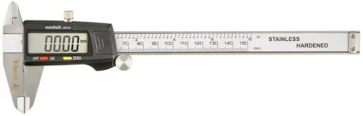 Штангенциркуль TOPEX цифровий, 150мм, сталь