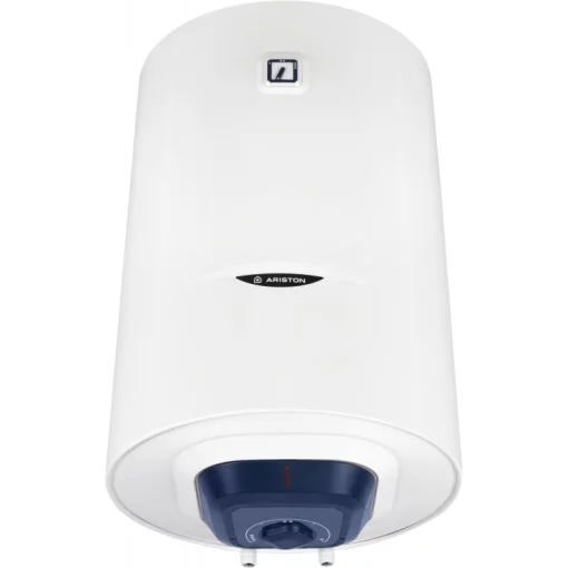 Водонагрівач електр. Ariston круглий BLU1 R PL DRY, 80л, 1,5кВт, сухий тен, мех. кер-ння, C, Італія, білий
