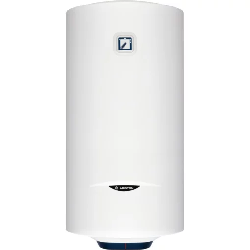 Водонагрівач електр. Ariston круглий BLU1 R PL DRY, 100л, 1,5кВт, сухий тен, мех. кер-ння, C, Італія, білий