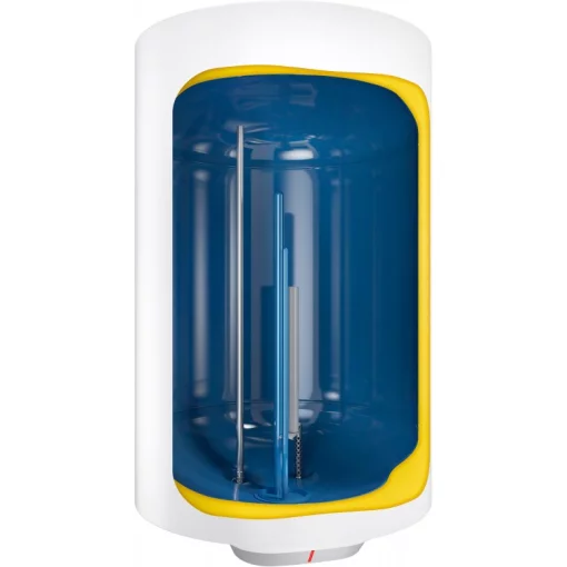 Водонагрівач електр. Ariston круглий BLU1 R PL DRY, 100л, 1,5кВт, сухий тен, мех. кер-ння, C, Італія, білий