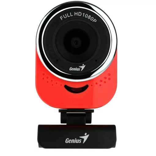 Вебкамера Genius Qcam-6000, FullHD, 30fps, manual focus, червоний