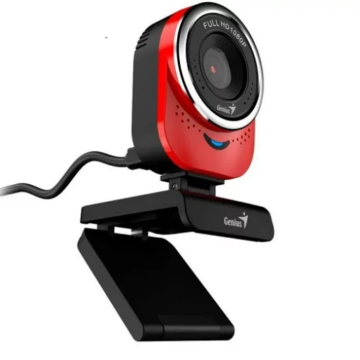 Вебкамера Genius Qcam-6000, FullHD, 30fps, manual focus, червоний