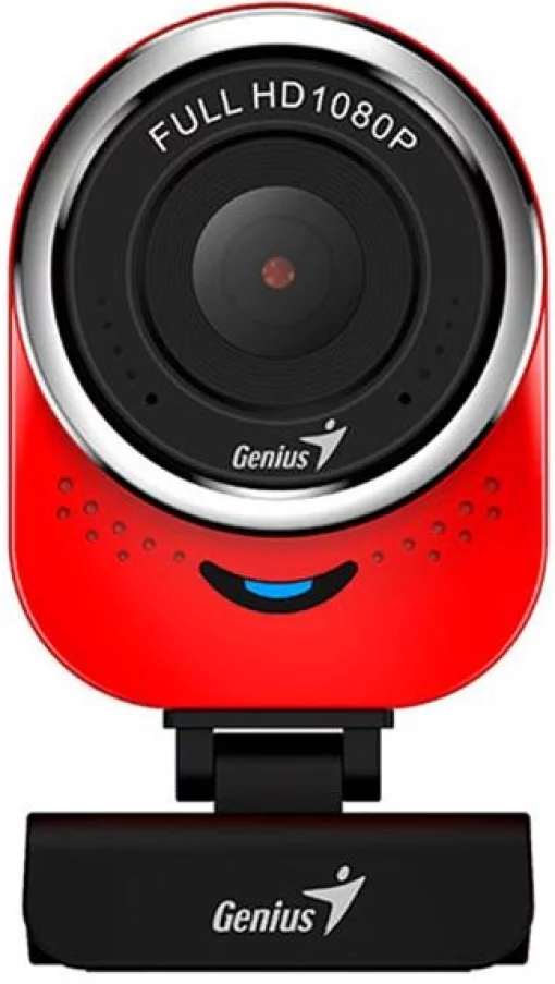 Вебкамера Genius Qcam-6000, FullHD, 30fps, manual focus, червоний