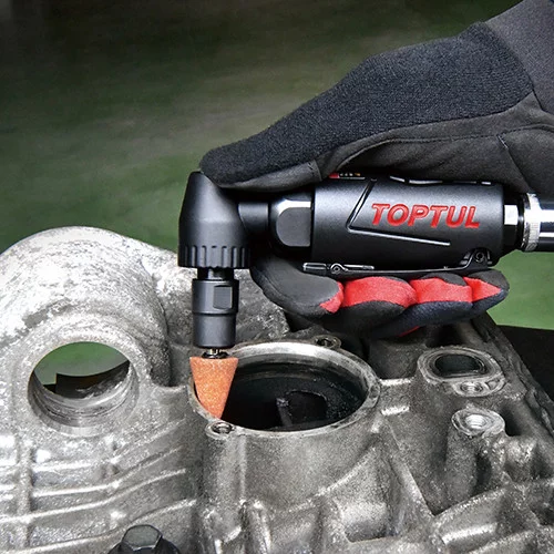 Зачисна машина пневматична кутова 1/4", 6mm 18000об/хв TOPTUL KASD0818