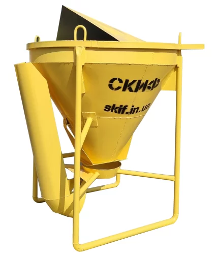 Бункер баддя для бетону Скиф 1.5 куба БК – 1 (з капюшоном)