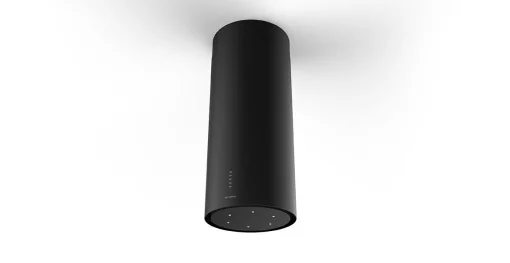 Витяжка Faber купольна, 37см, 1136м.куб/год, Cylindra Plus Bk Matt A37, чорний матовий