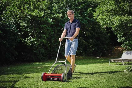 Газонокосарка механічна Einhell GC-HM 400 40см 27л 13-37мм 7.5кг