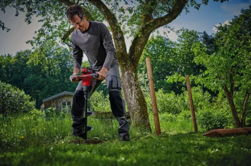 Бур грунтовий Einhell Professional GP-EA 18/150LI BL - Solo акумуляторний PXC 18В 125об/хв бур 80/15см 5.7кг без АКБ та ЗП