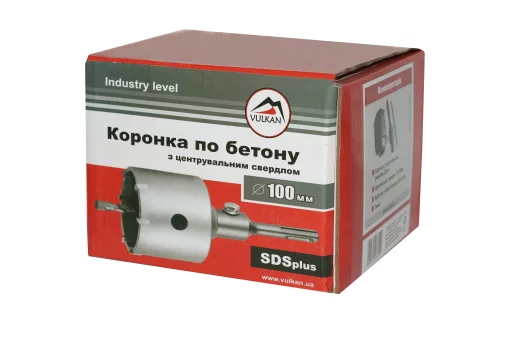 Коронка + 100мм в зборі, бетон, цегла