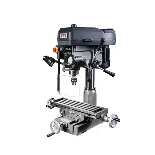 Верстат фрезерно-свердлильний, JET, JMD-15, 0,75кВт, 230В/50Гц, Ø свердління 25мм, Ø торц фрези 63мм