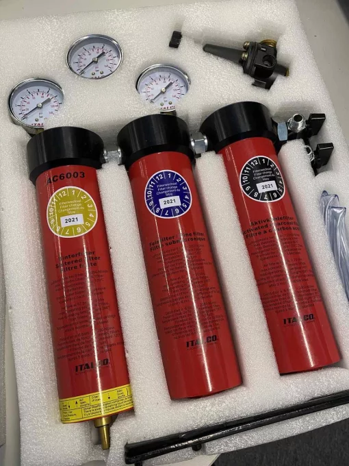 Блок підготовки повітря професійний (3 ступені) ITALCO AC6003