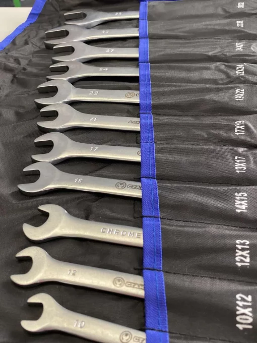 Набір ключів комбінованих 8-32 мм 11 шт. у чохлі СТАНДАРТ-NKR11STA-S