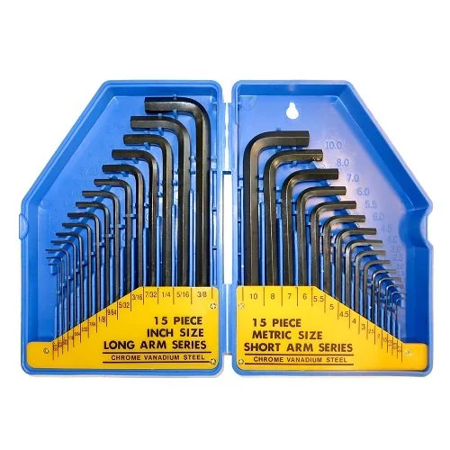 Набір шестигранних ключів S & R HX 30шт в пластиковому кейсі