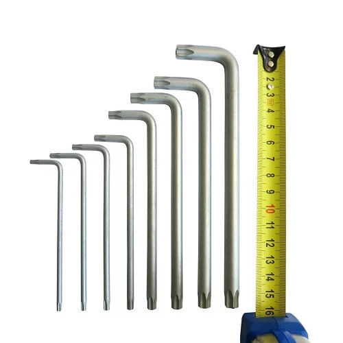 Набір шестигранних ключів S & R TX 8шт в пластиковій кліпсі