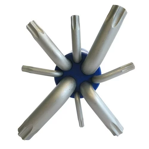 Набір шестигранних ключів S & R TX 8шт в пластиковій кліпсі