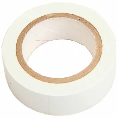 Стрічка ізоляційна Tolsen, 9.2м, 19x0.13мм, біла