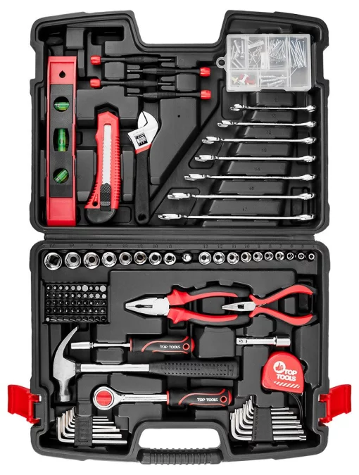 Набір інструментів Top Tools, 1/4", 3/8", універсальний, 194шт