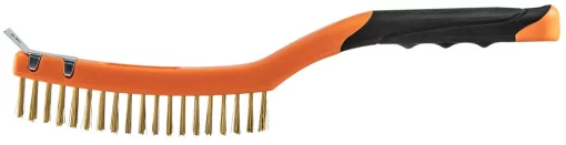 Щітка дротяна Neo Tools пряма, 3х19 рядів, прямий дріт 0.3мм, 345мм, двокомпонентне руків'я