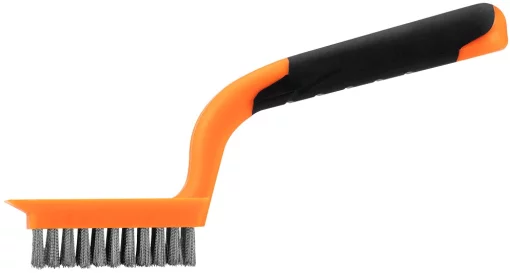 Щітка дротяна Neo Tools пряма, 5х11 рядів, прямий дріт 0.3мм, 1800мм, двокомпонентне руків'я