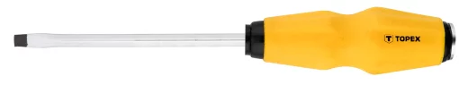 Викрутка TOPEX плоска, ударна, SL6x150мм, сталь CrV