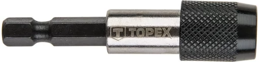Бітотримач TOPEX, 1/4", магнітний, 60мм