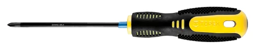 Викрутка TOPEX хрестова, PH0x75мм, сталь CrV