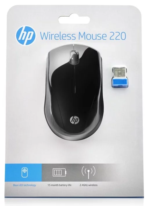Миша HP 220, WL, чорний