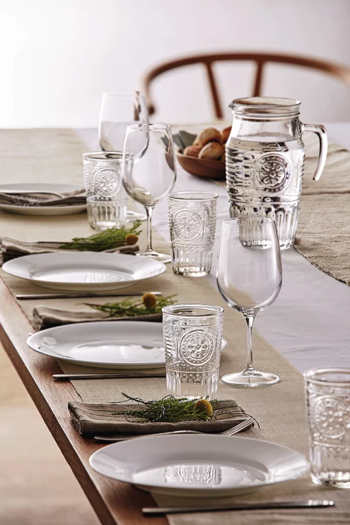 Тарілка обідня Bormioli Rocco Toledo, d25см, опалове скло, білий