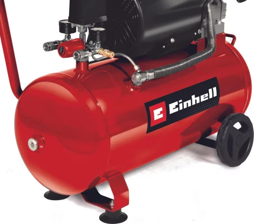 Компресор повітряний Einhell TC-AC 420/50/10 V, 2200Вт, 50л, 420л/хв, 10бар, 2 циліндри (V-подібний), 42кг