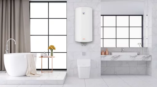 Водонагрівач електр. ARDESTO NEU NTS 100 V 1.5K EU2 круглий, 100л, 1,5кВт, мех. кер-ння, C, Італія, білий