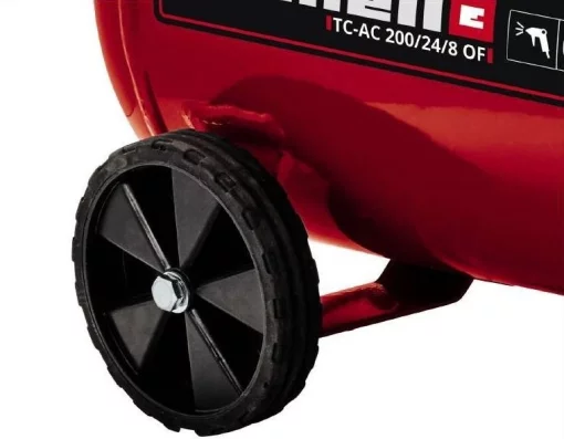 Компресор повітряний Einhell TC-AC 200/24/8 OF безолійний, 1200Вт, 24л, 180л/хв, 8бар, 15.4кг