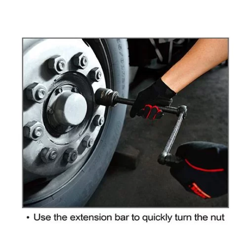 Ключ колісний редукторний 1", Мах 4700Nm, 1:64 (головки 32 і 33 мм) TOPTUL GAAI0502