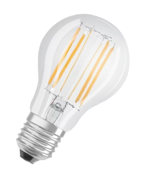 Лампа OSRAM LED E27 9Вт 2700K 1055Лм A75 філаментна димується