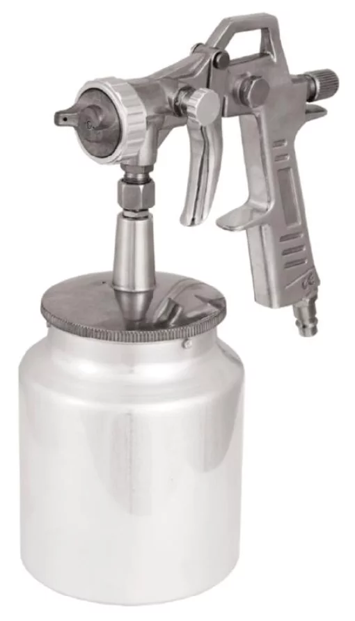 Фарборозпилювач пневматичний Einhell, нижній бак, 0.6л, повітря 190л/хв