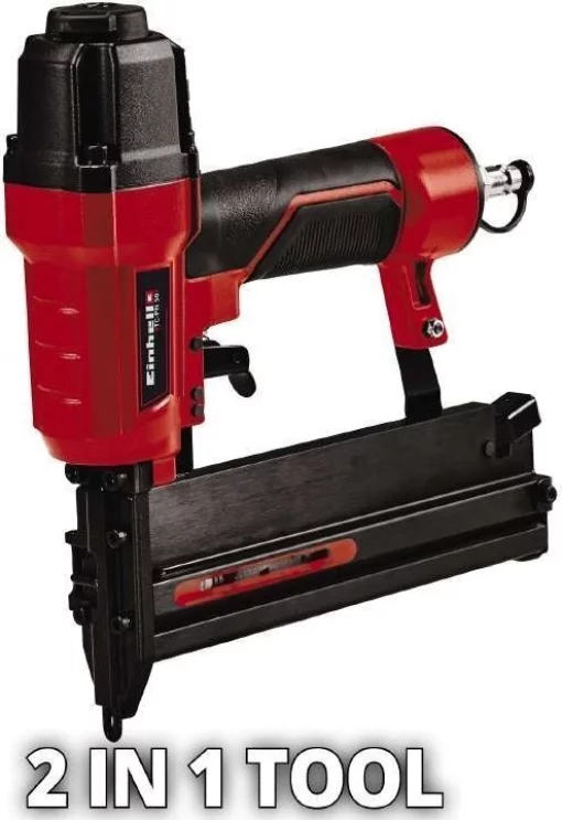 Степлер пневматичний Einhell TC-PN 50, скоби 13мм, цвяхи 40мм, 3.93кг