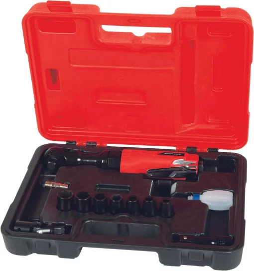 Викрутка пневматична Einhell TC-PR 68, 6.3бар, 68Нм, 114л/хв, кейс, 1.23кг