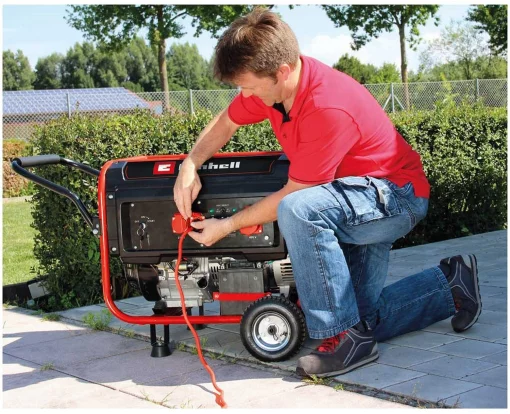 Генератор бензиновий Einhell TC-PG 55/E5, 230В/380В, 3.6/5.5кВт, 1/3фази, електростартер, 83кг