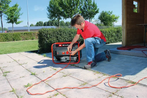 Генератор бензиновий Einhell TC-PG 25/1/E5, 230В, 2.1/2.4кВт, ручний стартер, 37кг