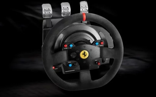 Кермо і педалі Thrustmaster T300 Ferrari Integral RW Alcantara edition, Офіційна ліцензія Ferrari та Sony, PC/PS3/PS4/PS5
