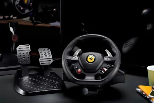 Кермо і педалі Thrustmaster T80 FERRARI 488 GTB EDITION, PC/PS4/PS3/PS5