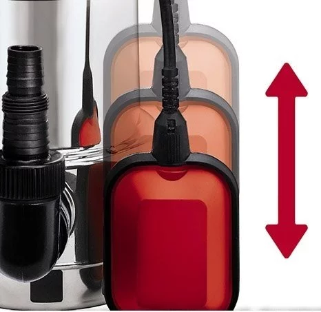 Насос дренажний Einhell GC-DP 9035 N, 900Вт, 18000л/год, вис. 9м, глиб. 5м, корпус нержавіюча сталь, 5.95кг