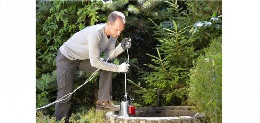 Насос дренажний Einhell GC-DP 9035 N, 900Вт, 18000л/год, вис. 9м, глиб. 5м, корпус нержавіюча сталь, 5.95кг