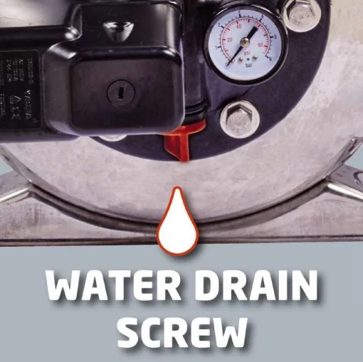 Насосна станція Einhell GC-WW 1250 NN, 1200Вт, 5000л/год, бак 20л, вис. 50м, глиб. 8м, нержавіюча сталь, 14.7кг