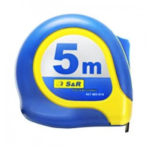 Рулетка S & R 5 м Mustang ABS корпус