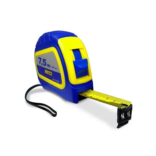 Рулетка S & R Q-point 7,5x25 з гумовим гачком