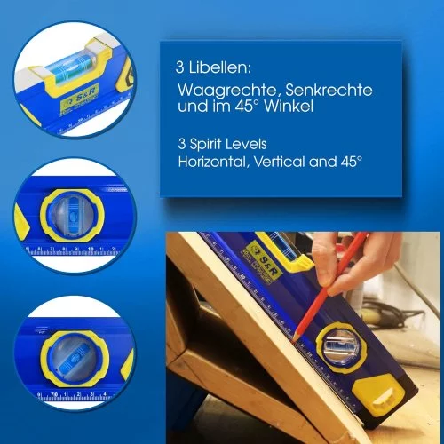 Рівень магнітний S&R 800 мм