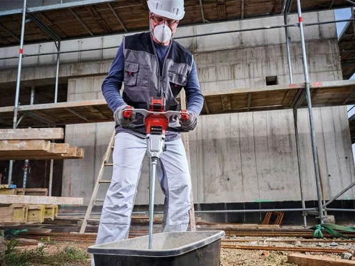 Міксер будівельний акумуляторний Einhell Professional TP-MX 18-2LI BL - Solo PXC 18В 60Нм 450/720об/хв М14 5.11кг без АКБ та ЗП