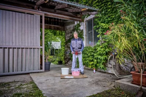 Міксер будівельний акумуляторний Einhell Professional TP-MX 18-2LI BL - Solo PXC 18В 60Нм 450/720об/хв М14 5.11кг без АКБ та ЗП